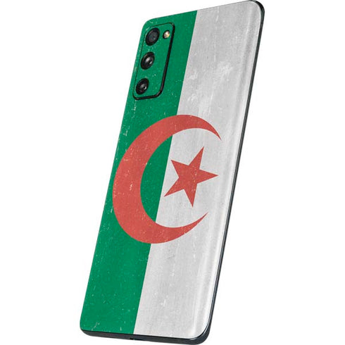 Algeria Flag Distressed Galaxy S20 Fan Edition Skin
